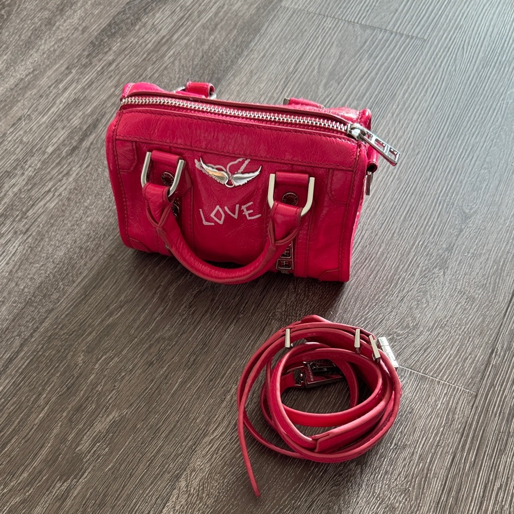 Zadig et Voltaire Sunny Nano XS Leather Handbag